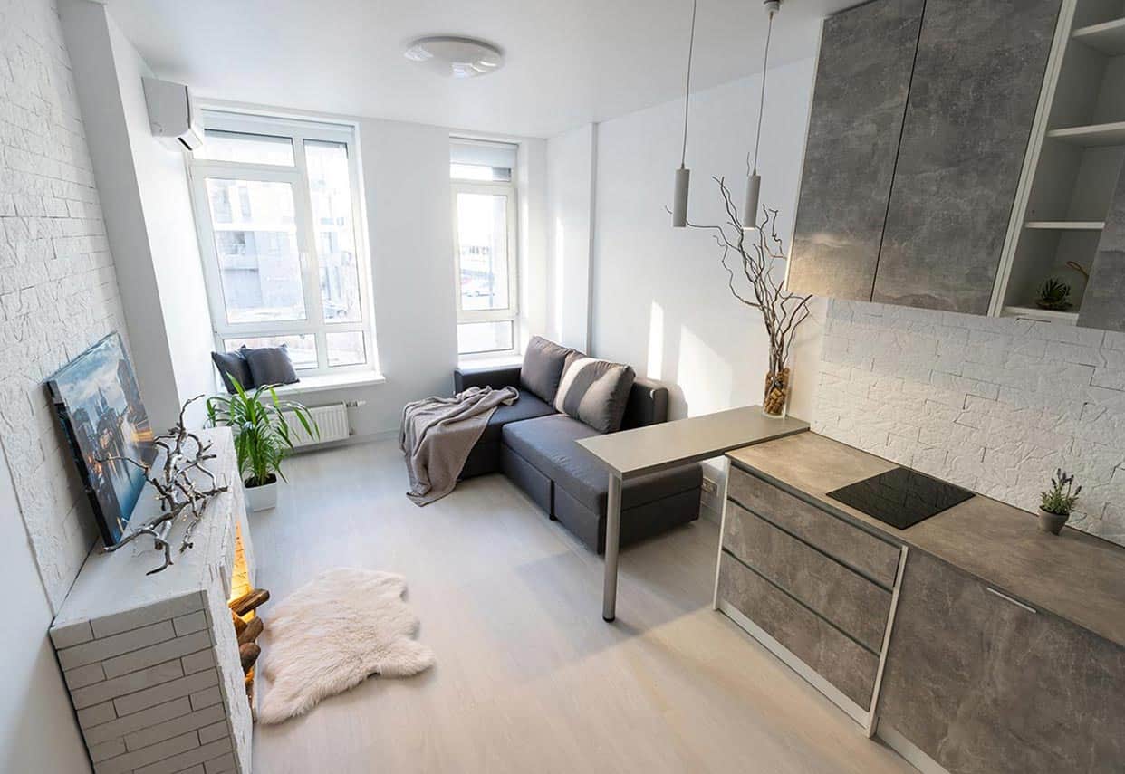 rénovation complète d'un Grand studio sur Perpignan centre
